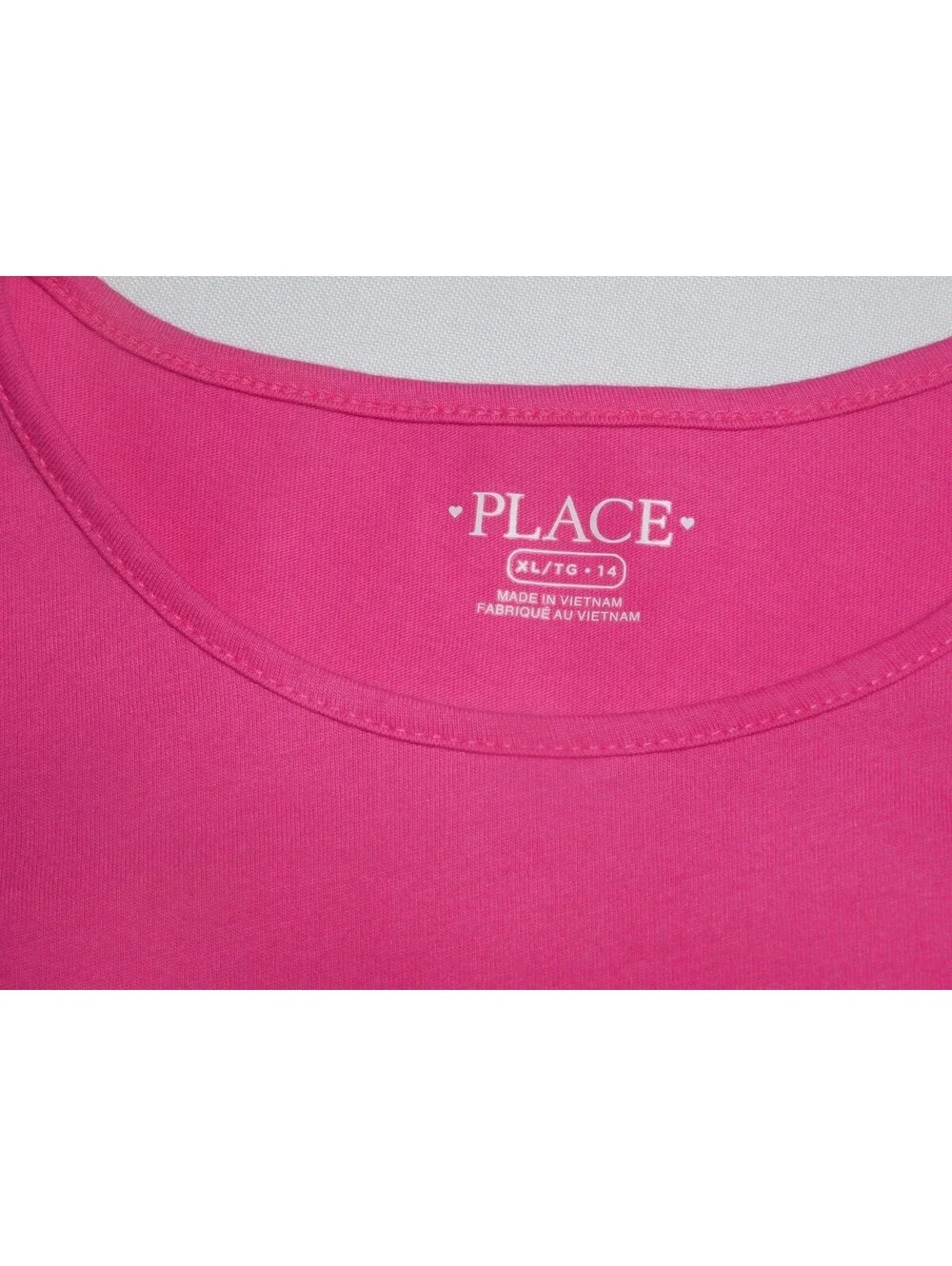 The Children's Place Girls XL 14 Pink Long Sleeve Skater Dress Casual Stretch